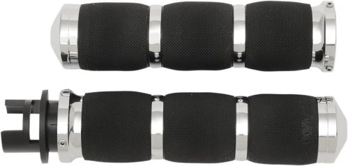 Empuñaduras acolchadas Avon AIR - Cromo Motocicleta Bicicleta de calle MT-IN-AIR-90-CH Foto 2 de 4