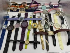Mixed Brands Womens Watches Lot Of 25 For Parts Or Repair