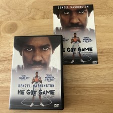 He Got Game (DVD 1998) Widescreen Denzel Washington Spike Lee Basketball Drama •