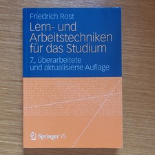 Friedrich Rost Lern- und Arbeitstechniken fü...