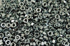 1000 M6-1.0 Metric Hex Nuts Class 10 Zinc 6mm DIN 934