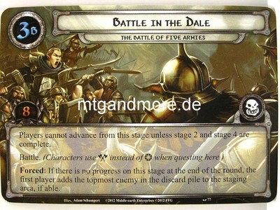 Lord of the Rings LCG  - 1x Battle in the Dale  #077 - On the Doorstep