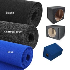 Non-Woven Speaker Box Carpet - Mildew  Tear Proof Subwoofer Covering Material