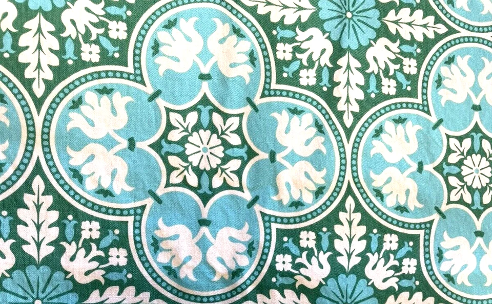 Notting Hill By Joel Dewberry for Free Spirit "Historic Tile" fabric 71” x 41” - Image 4 of 4