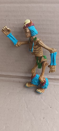 Modellino vintage anni 90 Mannix SKELETON FIGHTER WARRIOR Bootleg ko MOTU variante ARGENTINA - Foto 8 di 8