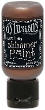 Dylusions Shimmer Paint 1oz-Tree Bark Pack of 3 