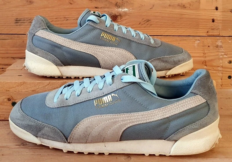 Puma Trimm Quick Low Textile Suede Trainers UK8 US9 EU42 364931 02 Blue