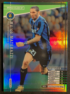 2006-07 Panini WCCF World Class DF Marco Materazzi Inter Milan