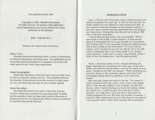 Sober & Sensual, sex and sobriety booklet, Alcoholics Anonymous related VG - Picture 4 of 8