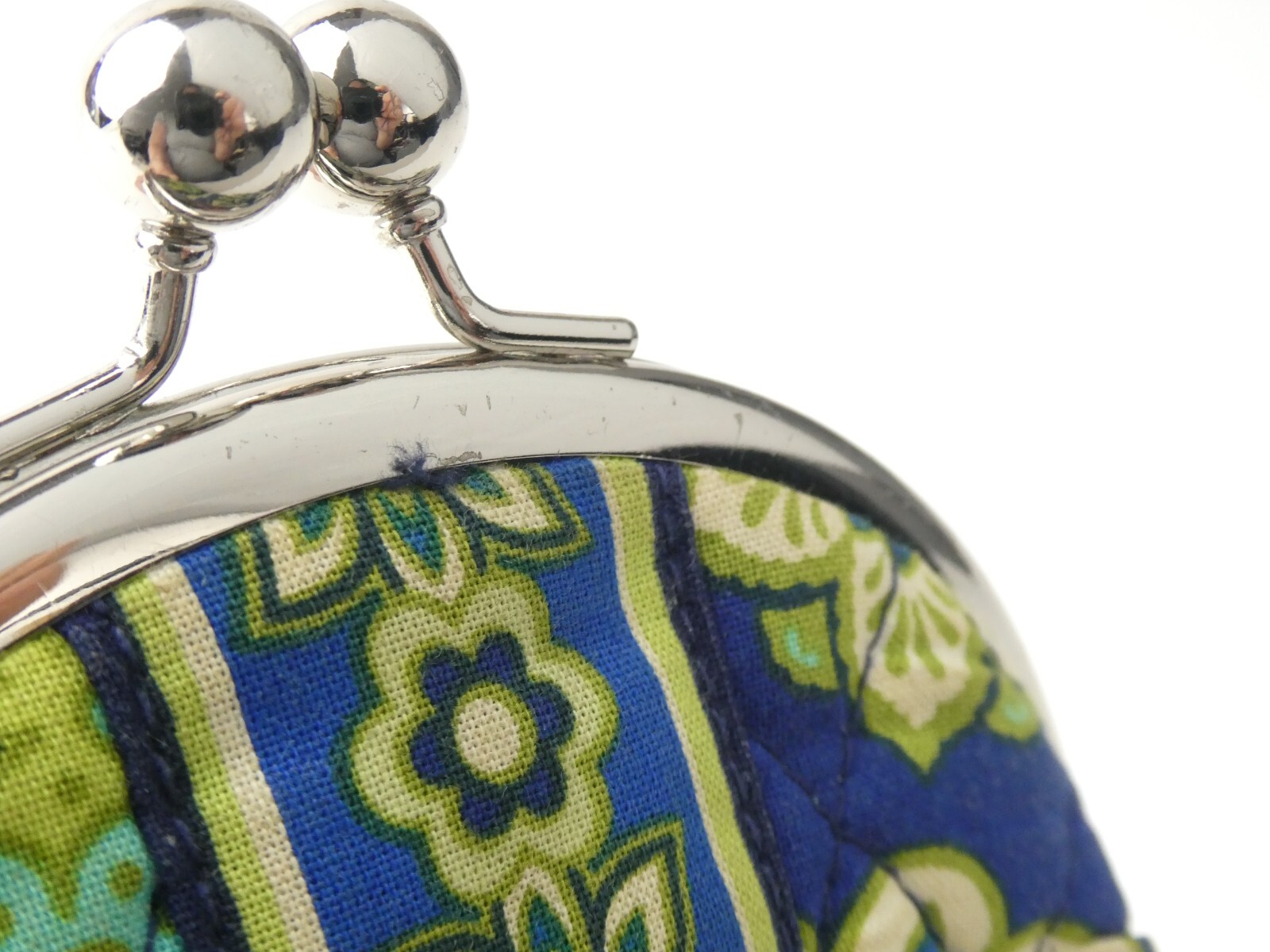 Vera Bradley Rhythm & Blues Double Kiss Kisslock Coin… Gem