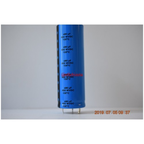 Condensateur électrolytique 680µF 63V Radial – Elite PF1J681MNN1625 – 105°C – Neuf