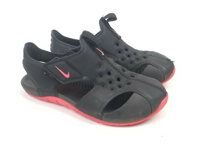 Nike Sunray Protect Toddler Black/Pink Sandals by Nike Size