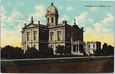 Willows CA California COURT HOUSE Nice c.1910 Vintage Postcard