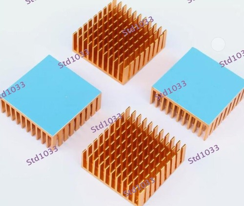 For 1W 3W High Power LED Light 25pcs 35x35x14mm Aluminium Slot Heatsinks Cooler - 第 1/1 張圖片