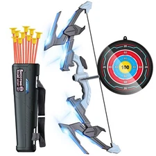 Kids Bow and Arrow Set with Suction Cup Arrows Perfect Outdoor Toy for Children