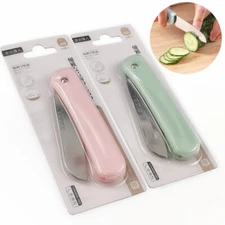 Portable Foldable Stainless Steel Paring Fruit Vegetable Food Cutting knife