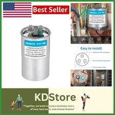 45/5 440V CBB65B AC Capacitor - 45+5 Uf ±5% MFD 370/440 Volt Dual Run round Capa