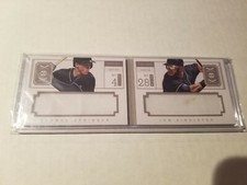 2014 National Treasures Springer / Singleton Combo Materials Jersey Booklet /25