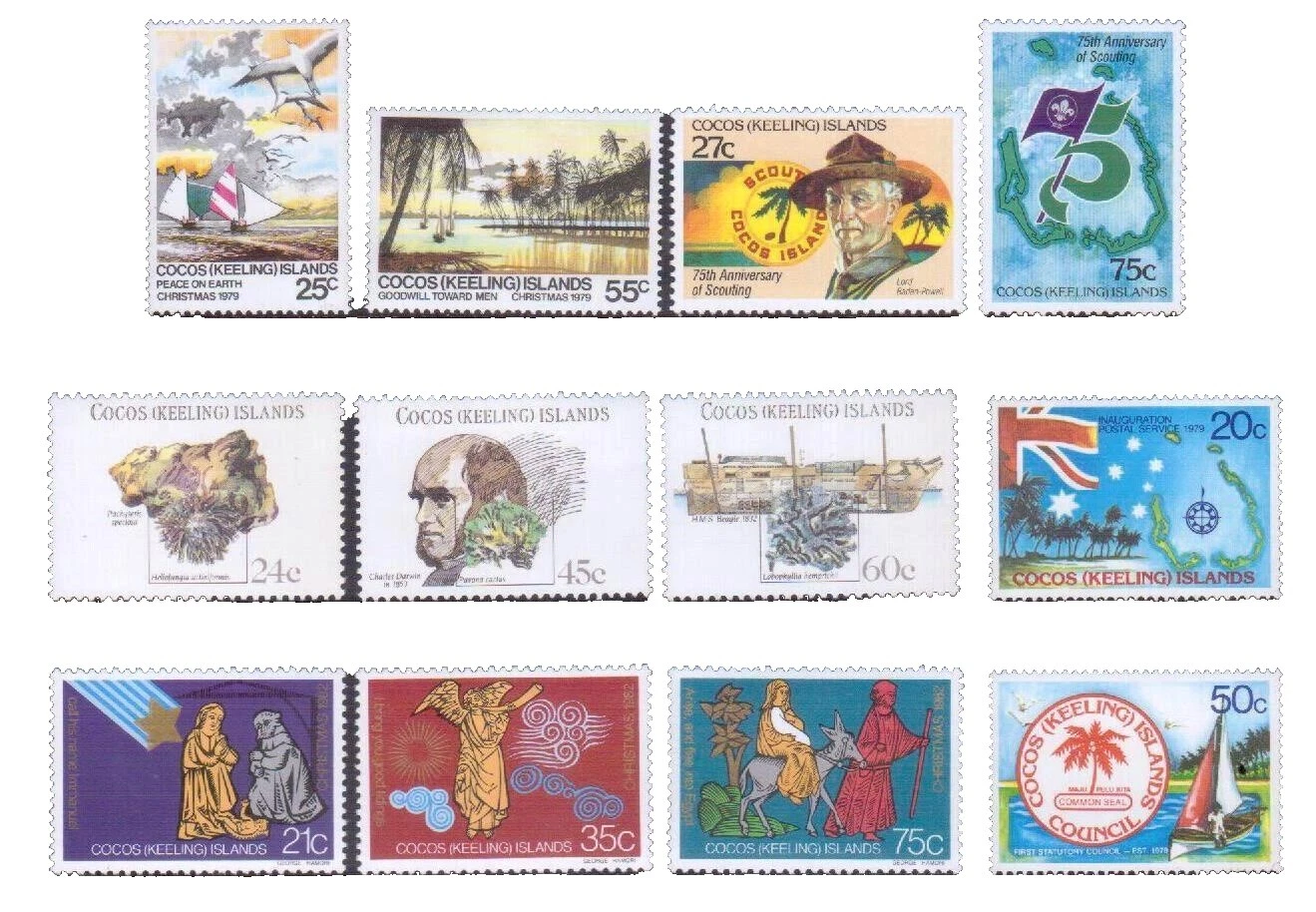 Historical Events Semi-Postal Australian State & Territory Stamps