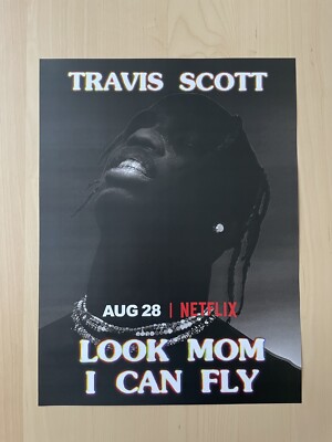 Poster TRAVIS SCOTT Look Mom I CAN Fly 2019