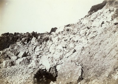 Frankreich La Hève Klippe Erdrutsch bröckelt altes Foto Villeneuve 1900