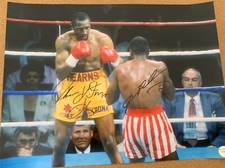 Thomas Hearns & Sugar Ray Leonard Signed Photo 16x12 - Allstar Signings COA