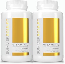 Buffered Vitamin C 1000mg Bioflavonoids Rose Hips Immune Support 2 Bt 240 Caps