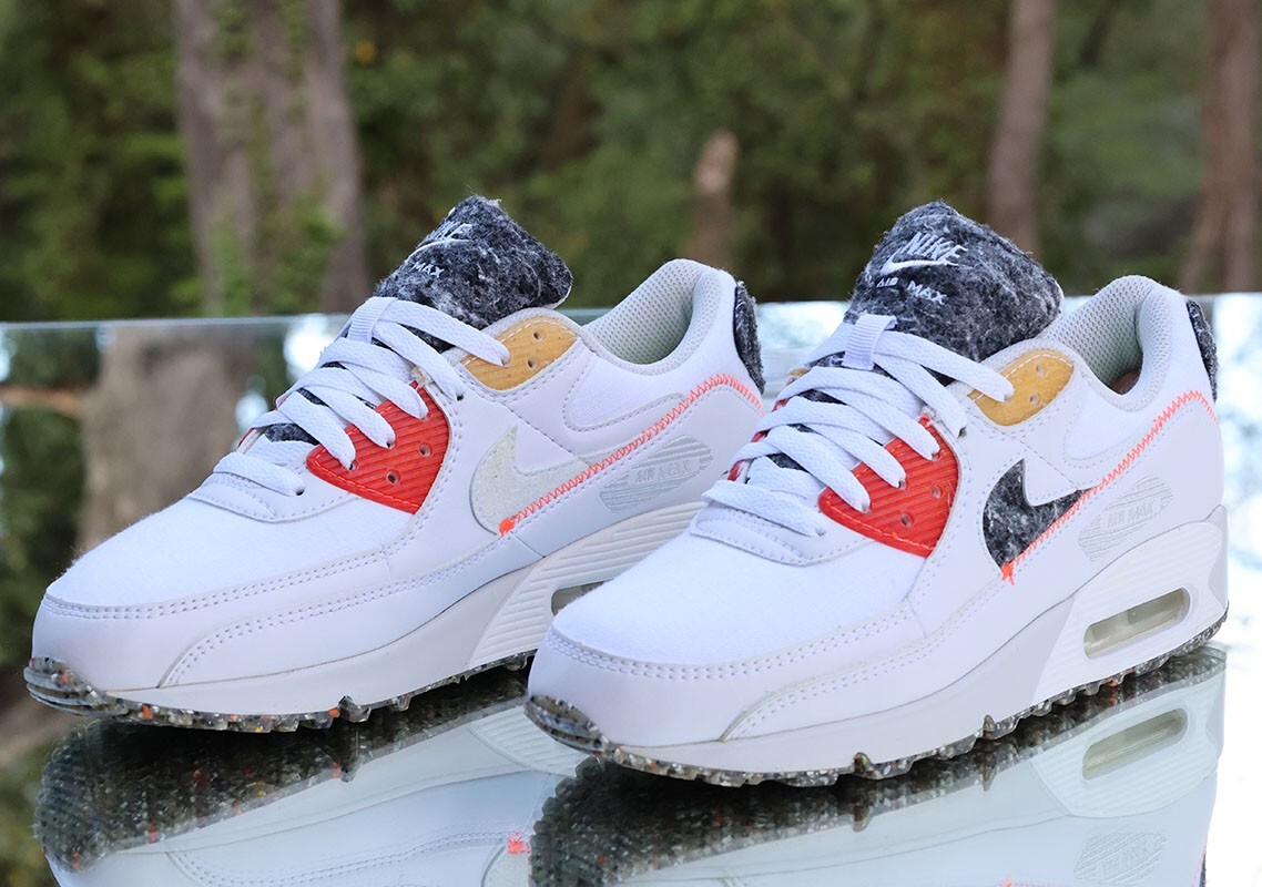 公式正規品!★AIR MAX 90 RECYCLED FELT WHITE Nike Air Max 90 M2Z2 Recycled Wool Pack Men's Size 7.5 White