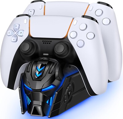 Controller Ladestation für PS5 Lade Station Gaming Zubehör Schwarz B410