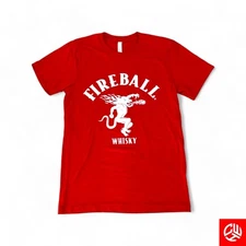 Fireball Whiskey T-Shirt - Unisex Soft Tri-Blend Pre-Shrunk Bella Canvas