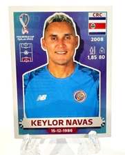 2022 FIFA World Cup Qatar Panini Sticker White Parallel #CRC3 Keylor Navas (C)