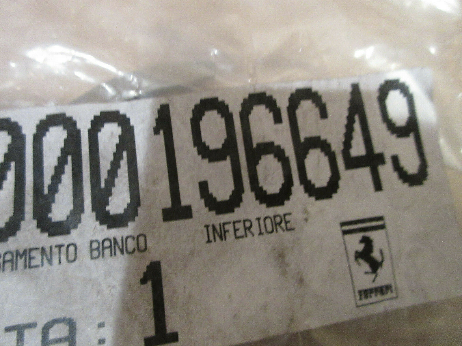 Ferrari 430 Lower Shim For Crankshaft P/N 196649