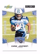 2008 Score Scorecard Chris Johnson #d 144/649