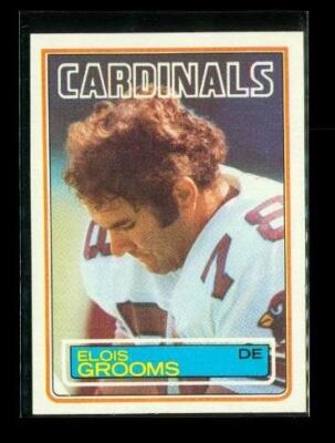 Vintage 1983 TOPPS Football Trading Card #157 ELOIS GROOMS St Louis Cardinals