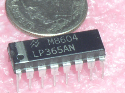 1 NEW NOS LP365AN MICROPOWER PROGRAMMABLE QUAD VOLTAGE COMPARATOR 16 DIP IC USA