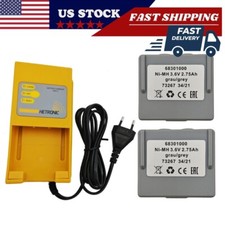 1PCS Hetronic UCH-2 Battery Charger  2PCS 68301000 3.6V 2750mAh Ni-MH Battery
