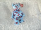 VINTAGE TY Beanie Babies - UNION the Bear (w/ USA Flag Nose) (8.5 inch) RARE