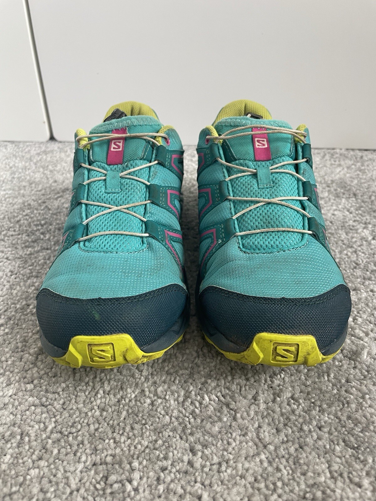 Scarpe da trail running Salomon SpeedCross verde acqua e verde donna UK 5 EU 38