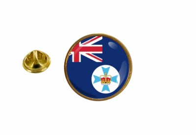 pin flaggen pins anstecker Anstecknadel rund fahne australien queensland