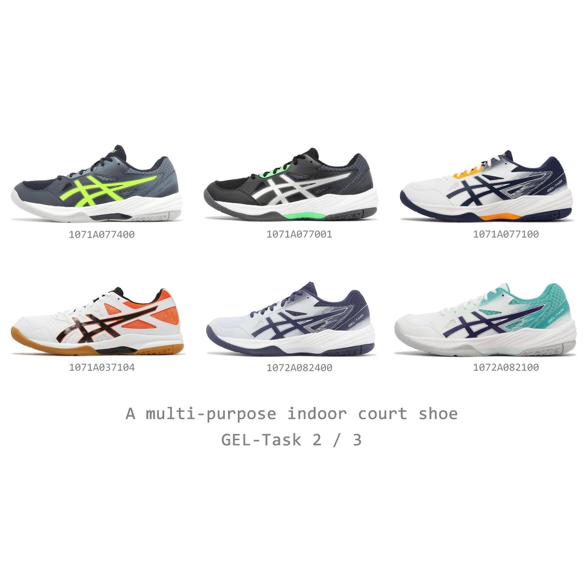 Soepel vluchtelingen inval Asics GEL-Task 2 / 3 Men Women Volleyball Indoor Shoes Sneakers Pick 1 |  eBay