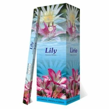 Flute Fragrant Charcoal Incense Sticks Lily Square packs - 200 Sticks Total