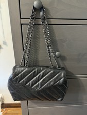 Vince Camuto Ottys Large Quilted Crossbody Bag - Black