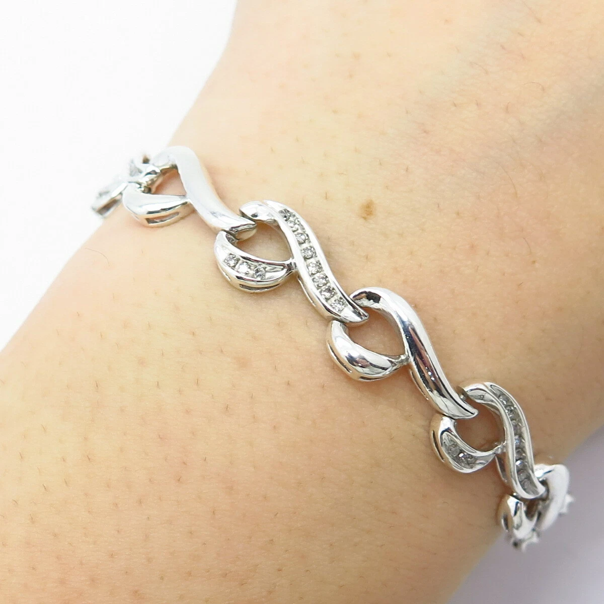 925 sun clearance diamond bracelet