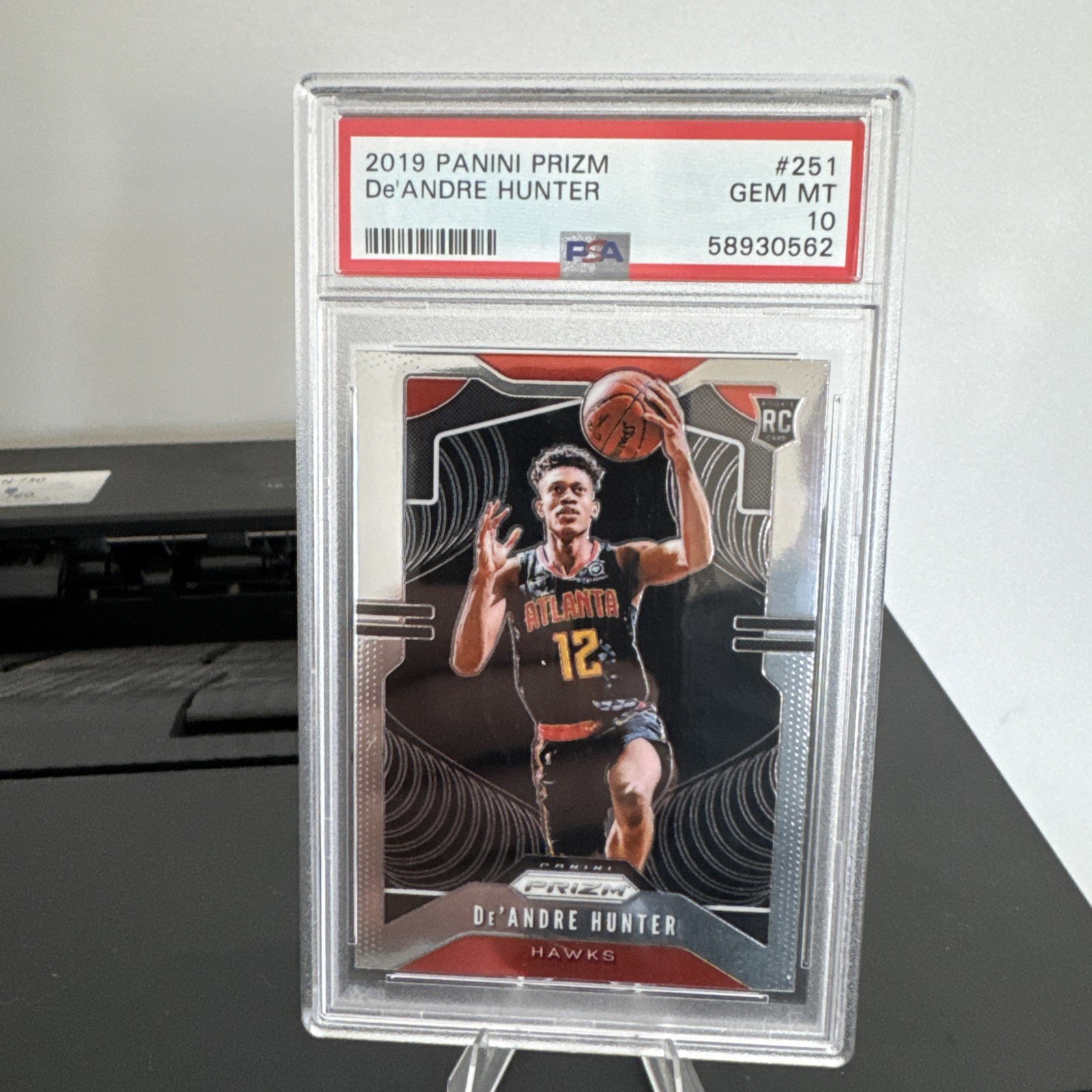 2019-20 Panini Prizm Rookie De'Andre Hunter #251 RC