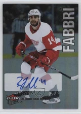 2022-23 Upper Deck Fleer Ultra Rainbow Foil Auto Robby Fabbri #42 Auto 11k6