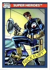 1990 Marvel Universe #5 Nick Fury
