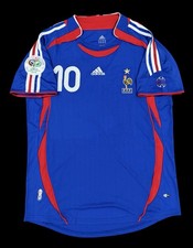 France 2006 Home Zidane #10 Large Adidas FIFA World Cup Germany Soccer