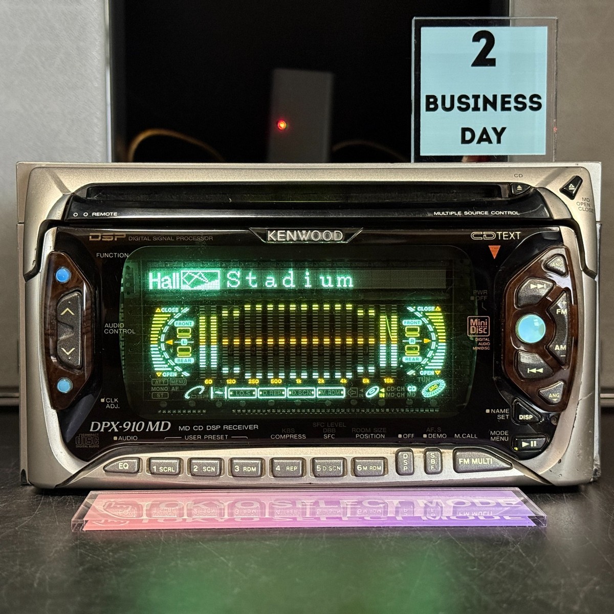 KENWOOD DPX-910MD カーオーディオ Kenwood DPX-910MD Double Din Dsp Not Turning On Read Description