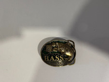 Men's Vintage Fishing Belt Buckle Rare Bass Limited Edition 1986