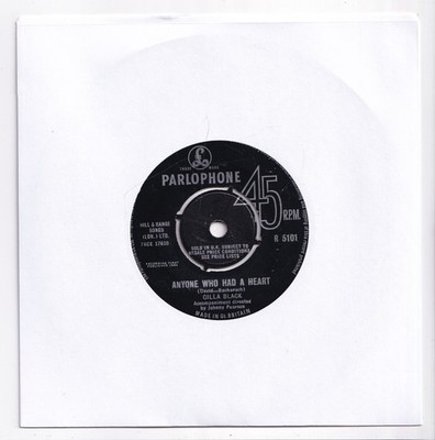 (AM686) Cilla Black, Anyone Who Had A Heart - 1964 - 7 inch vinyl